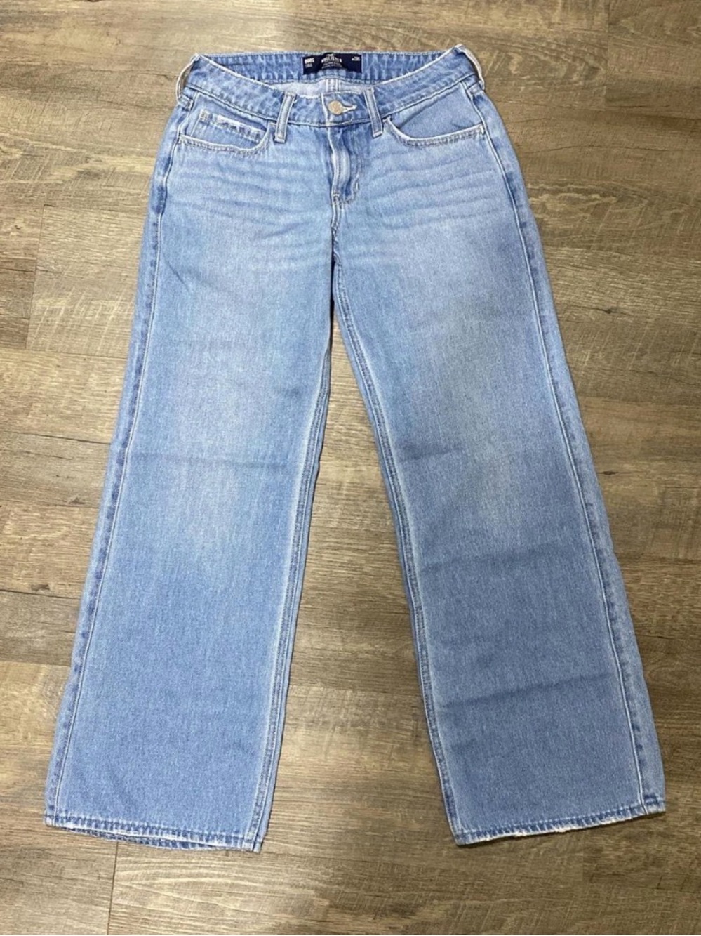 Hollister Light Blue Wide Leg Jeans 23S